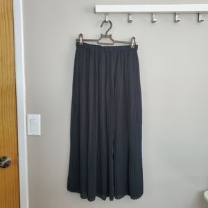 Black Pleated Skirt